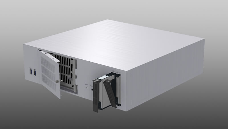 MicroATX規格準拠のミドルサイズ型産業用コンピュータ
